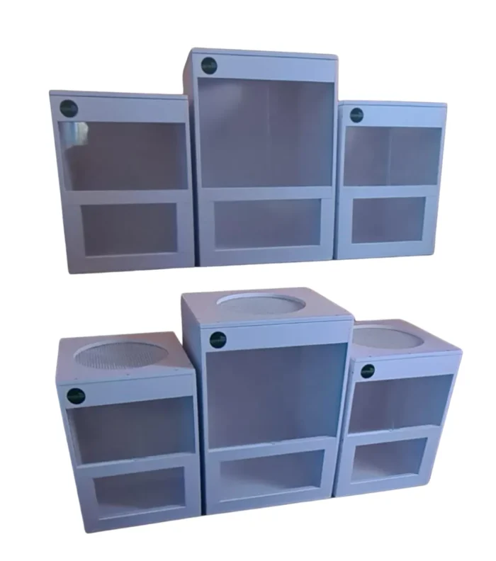 Detalle terrario de PVC 4